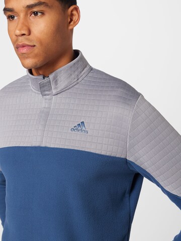 ADIDAS GOLF Athletic Sweater in Blue