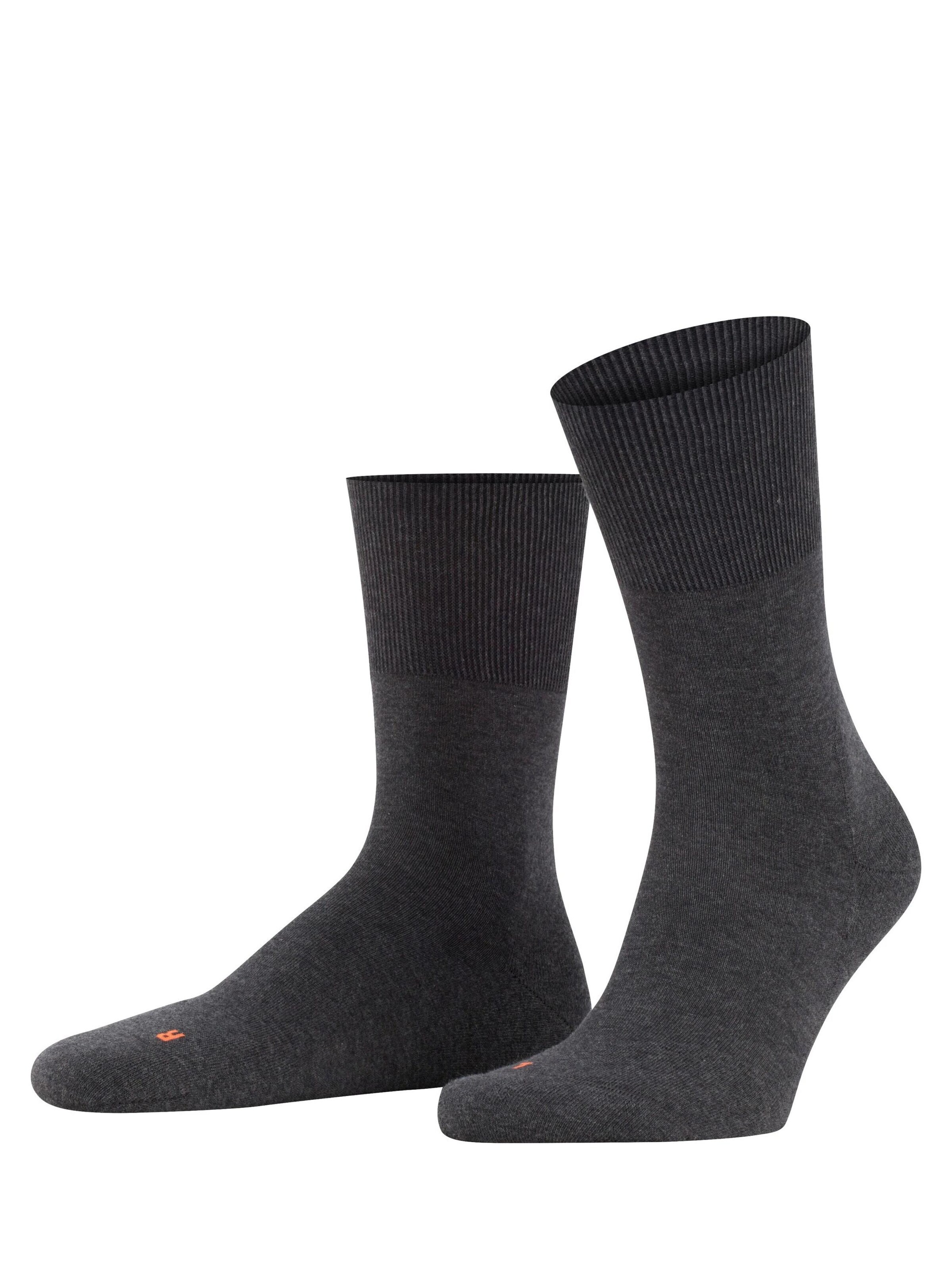 FALKE Socken 'Run'‌‌‌‌‌‌‌‌‌‌ in Grau: Vorderseite