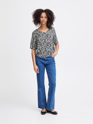 ICHI Blouse 'Marrakech' in Blauw