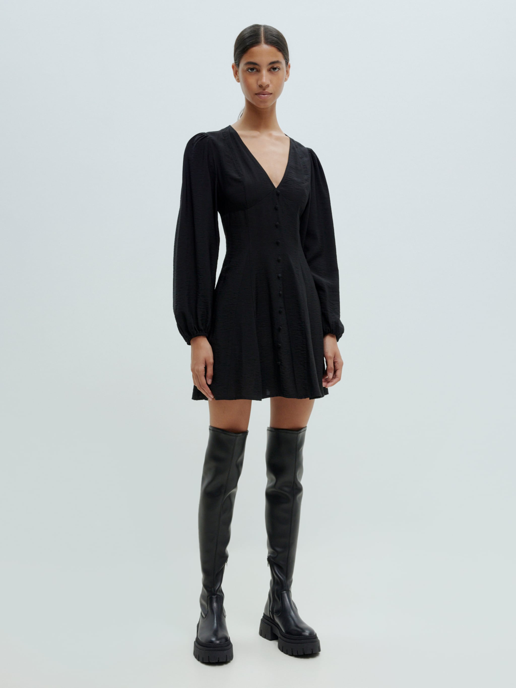 EDITED Producten Jurk 'Vilja' Zwart