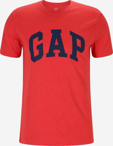 GAP Regular Fit T-Shirt in Rot: predná strana