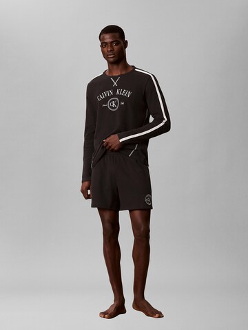 Calvin Klein Pyjama in Schwarz