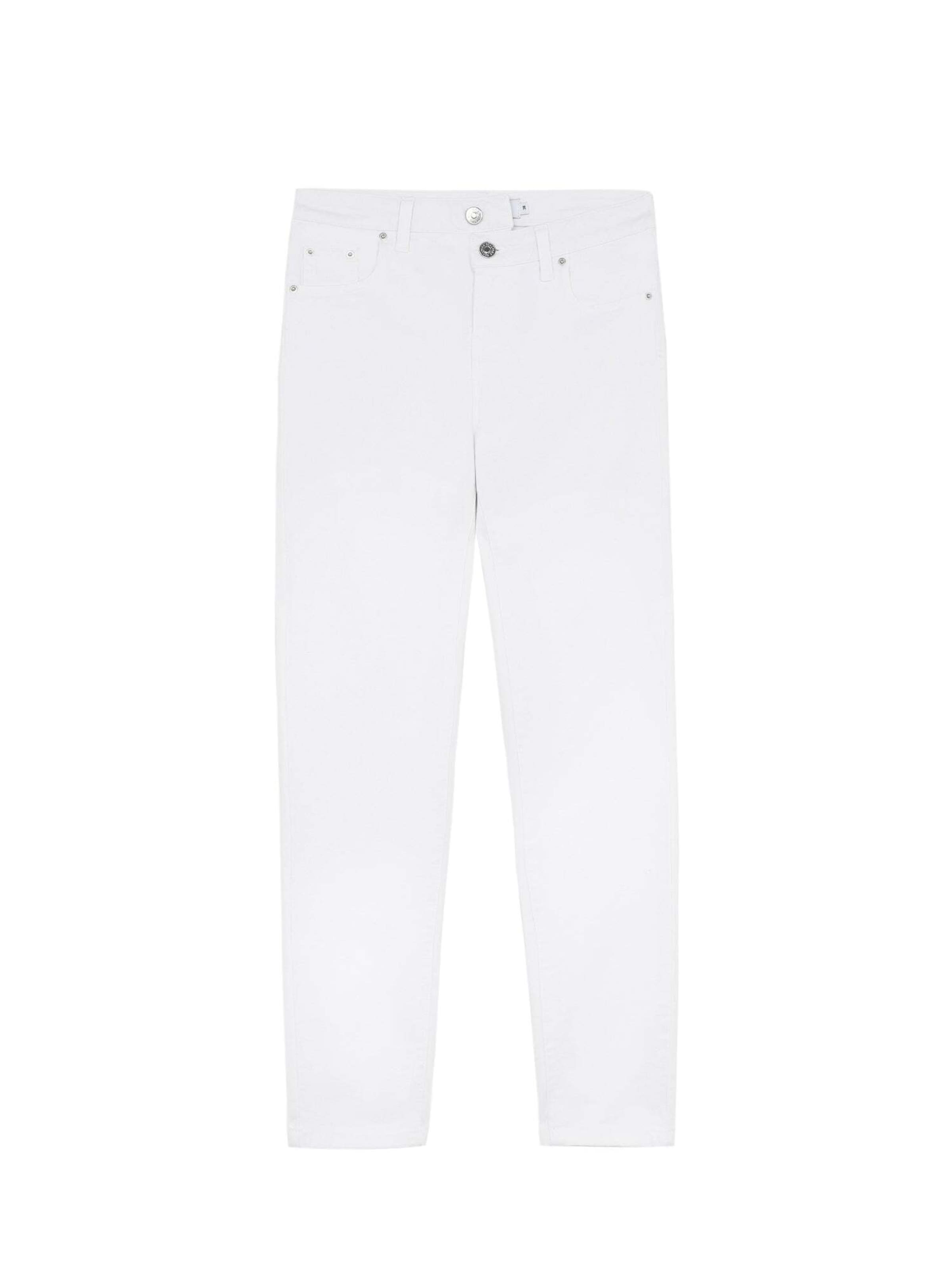 Scalpers Skinny Jeans in Wit: voorkant