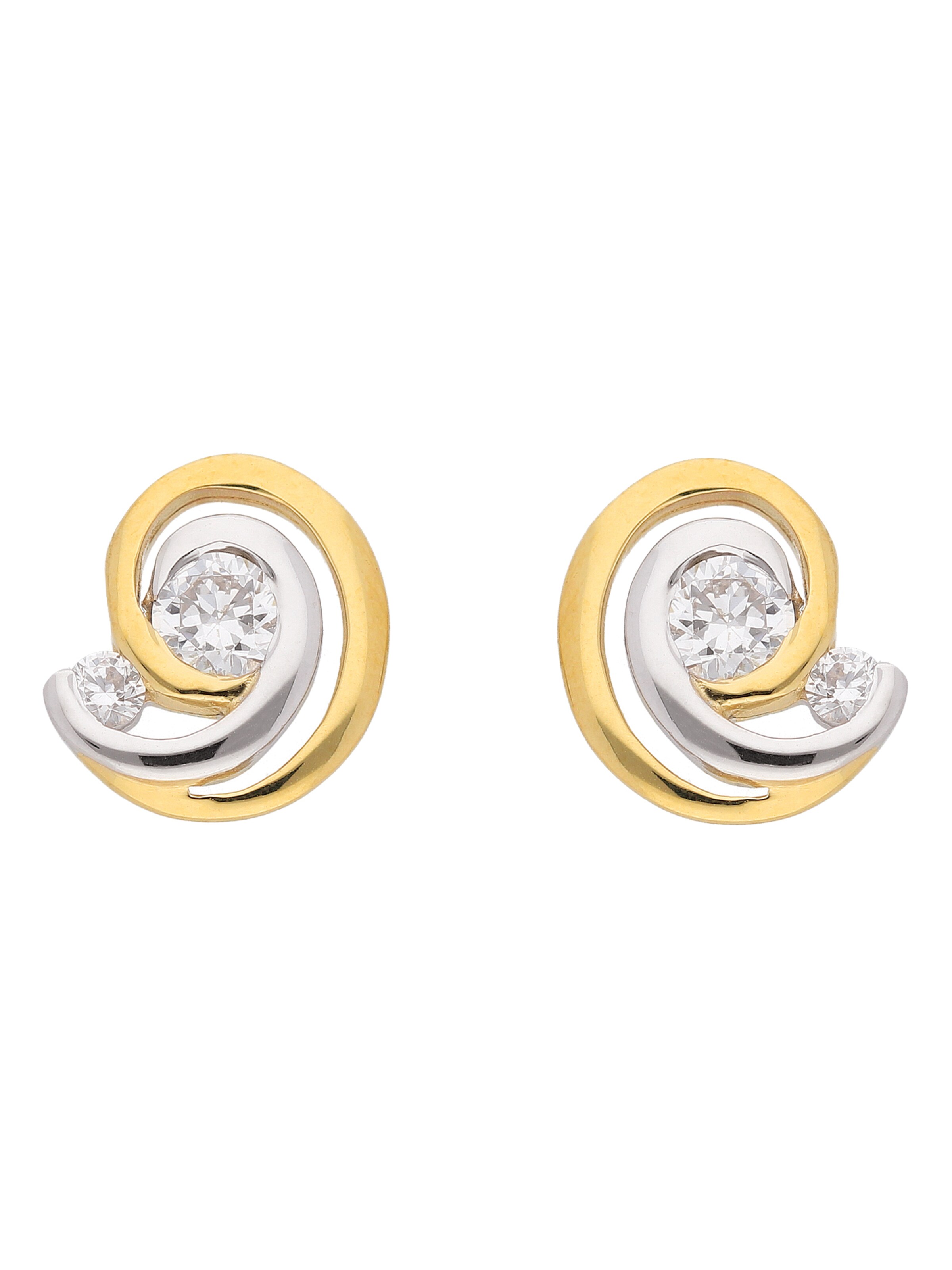 Adelia´s Ohrringe in Gold: Vorderseite