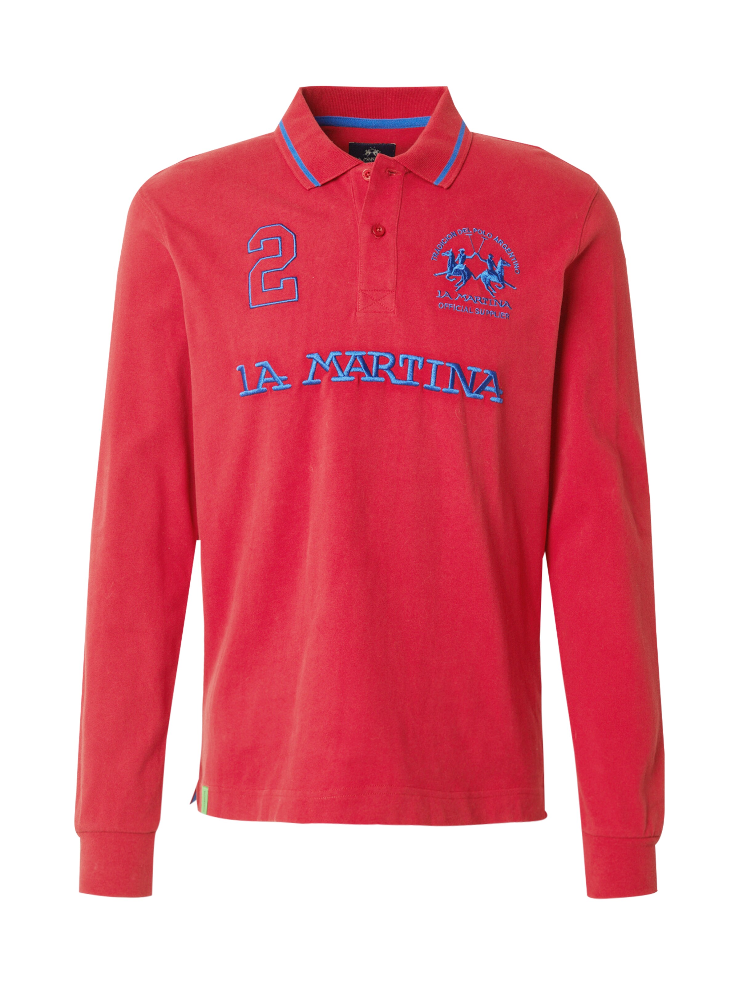 La Martina - Camiseta en rojo: frente