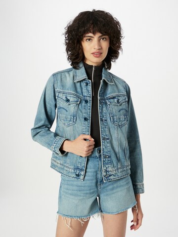 Veste mi-saison G-Star RAW en bleu : devant