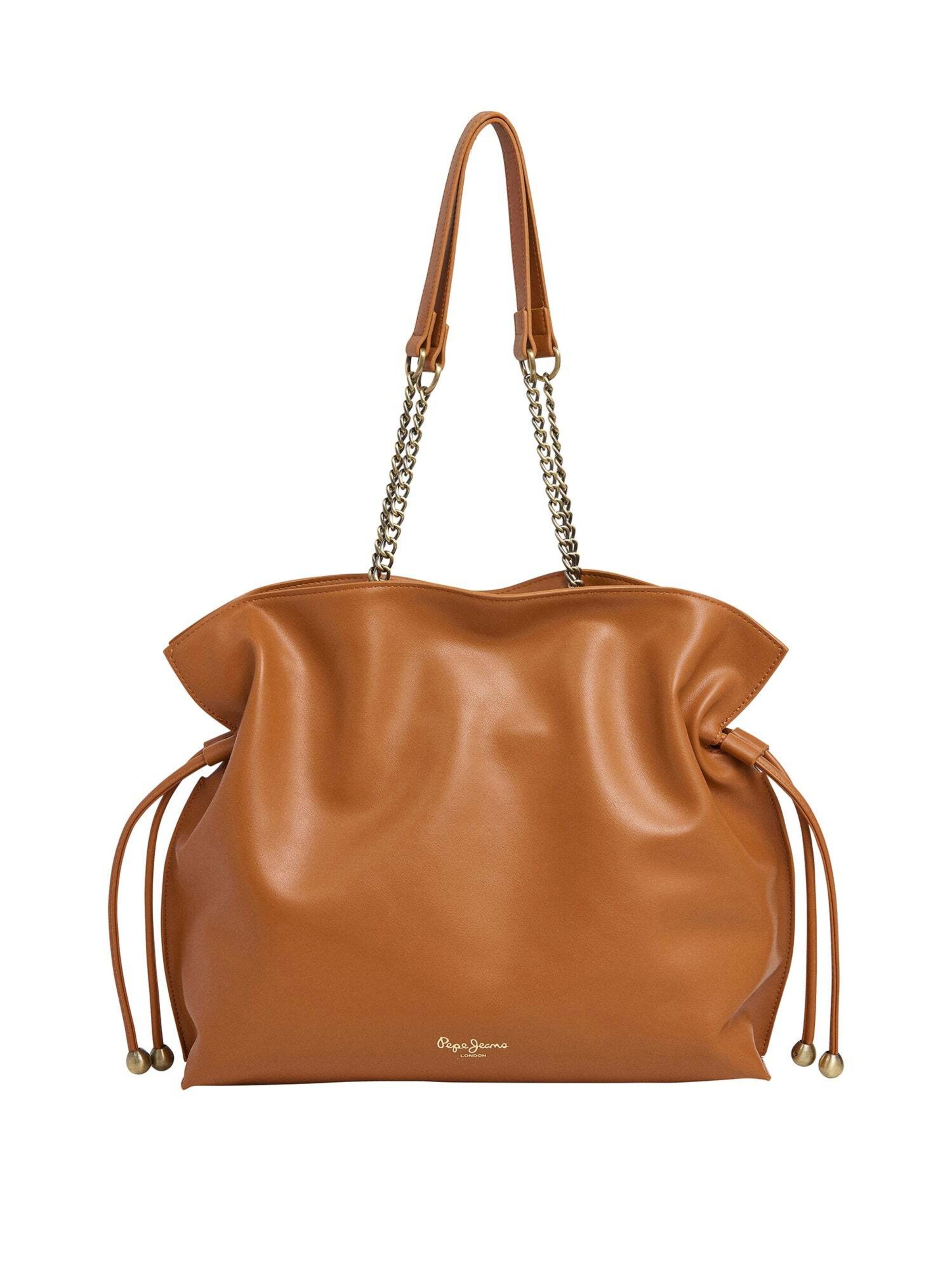 Pepe Jeans Handtas ' GWENDOLYN ' in Beige: voorkant