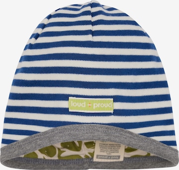loud + proud Beanie in Blue: front