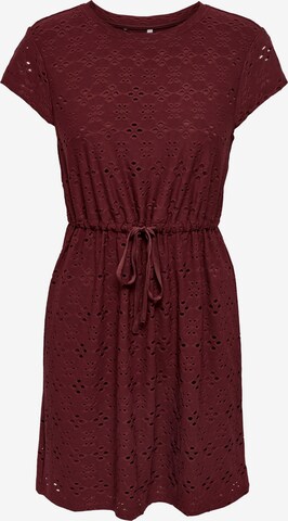 Robe 'SONIA' ONLY en marron : devant