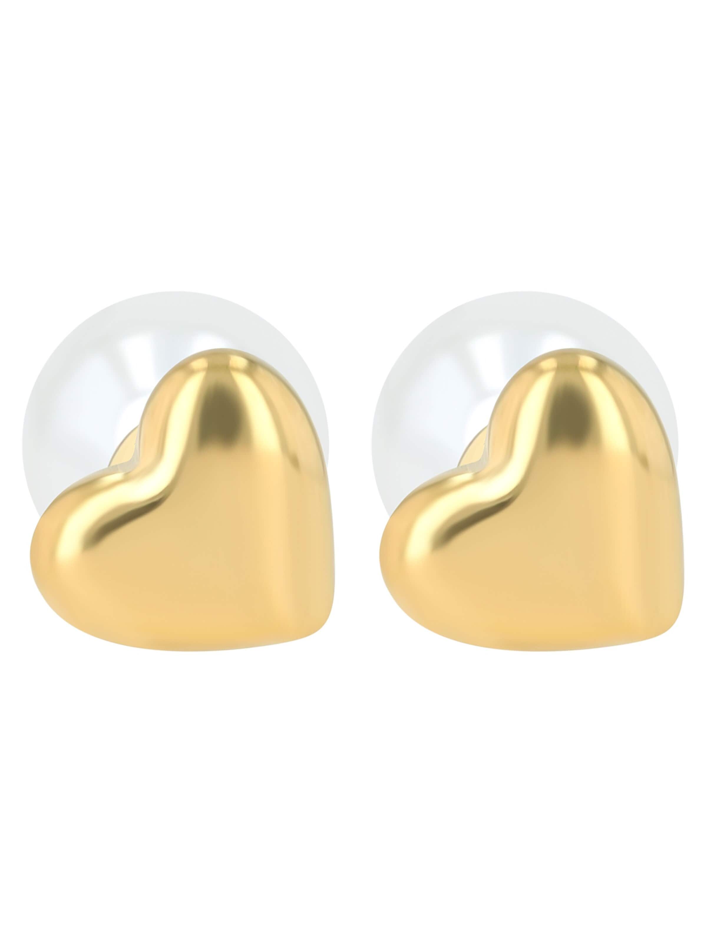 Akzent Earrings 'Xabelle, langlebig' in Gold: front