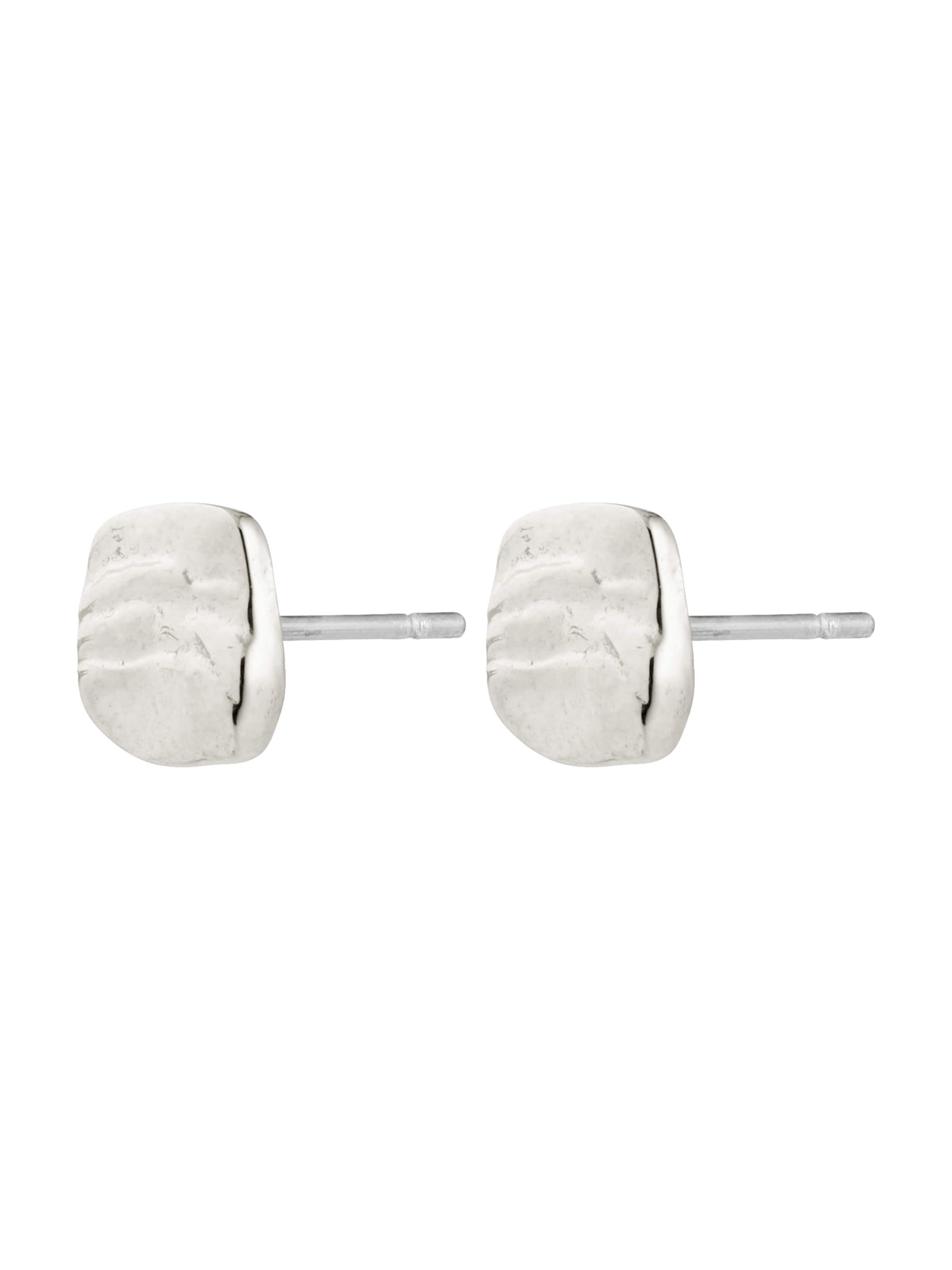 Boucles d'oreilles 'Sense' Pilgrim en argent : devant