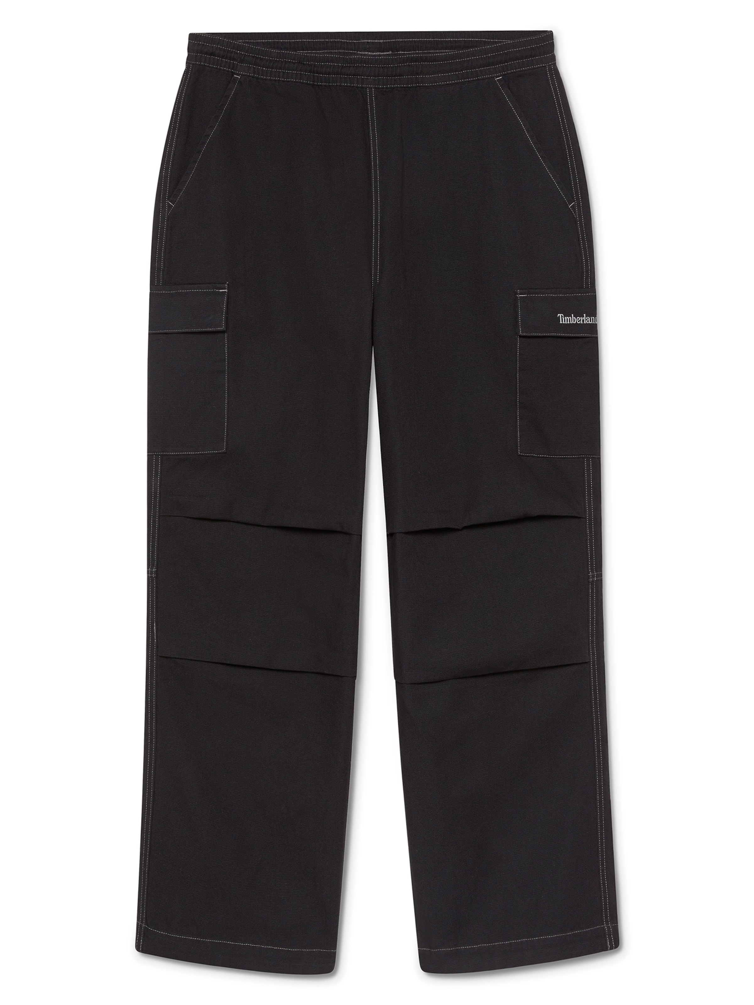 TIMBERLAND regular Παντελόνι cargo σε μαύρο: μπροστά