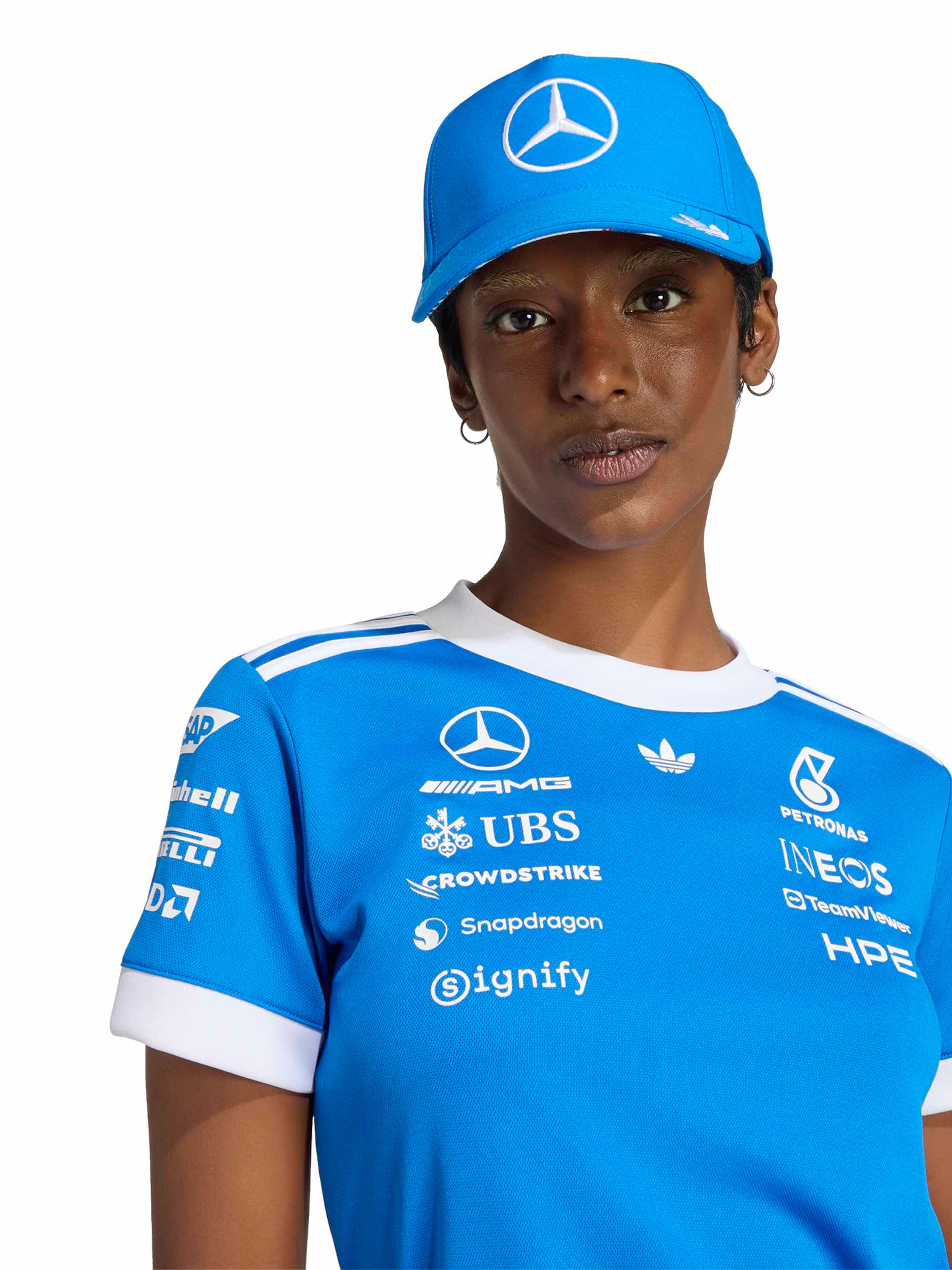 T-shirt fonctionnel 'Mercedes-AMG Petronas Formula 1 Team' ADIDAS PERFORMANCE en bleu