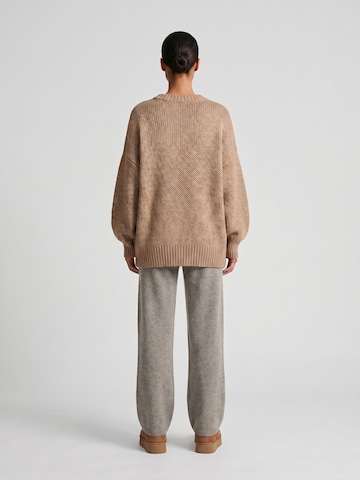 Pull-over oversize 'Pepper' americandreams en marron