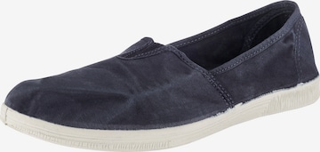 natural world Classic Flats 'Camping Enzimatico' in Blue: front