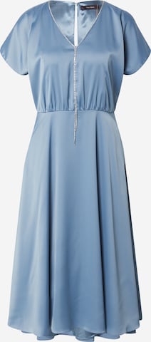 Vera Mont Koktejlové šaty – modrá: přední strana
