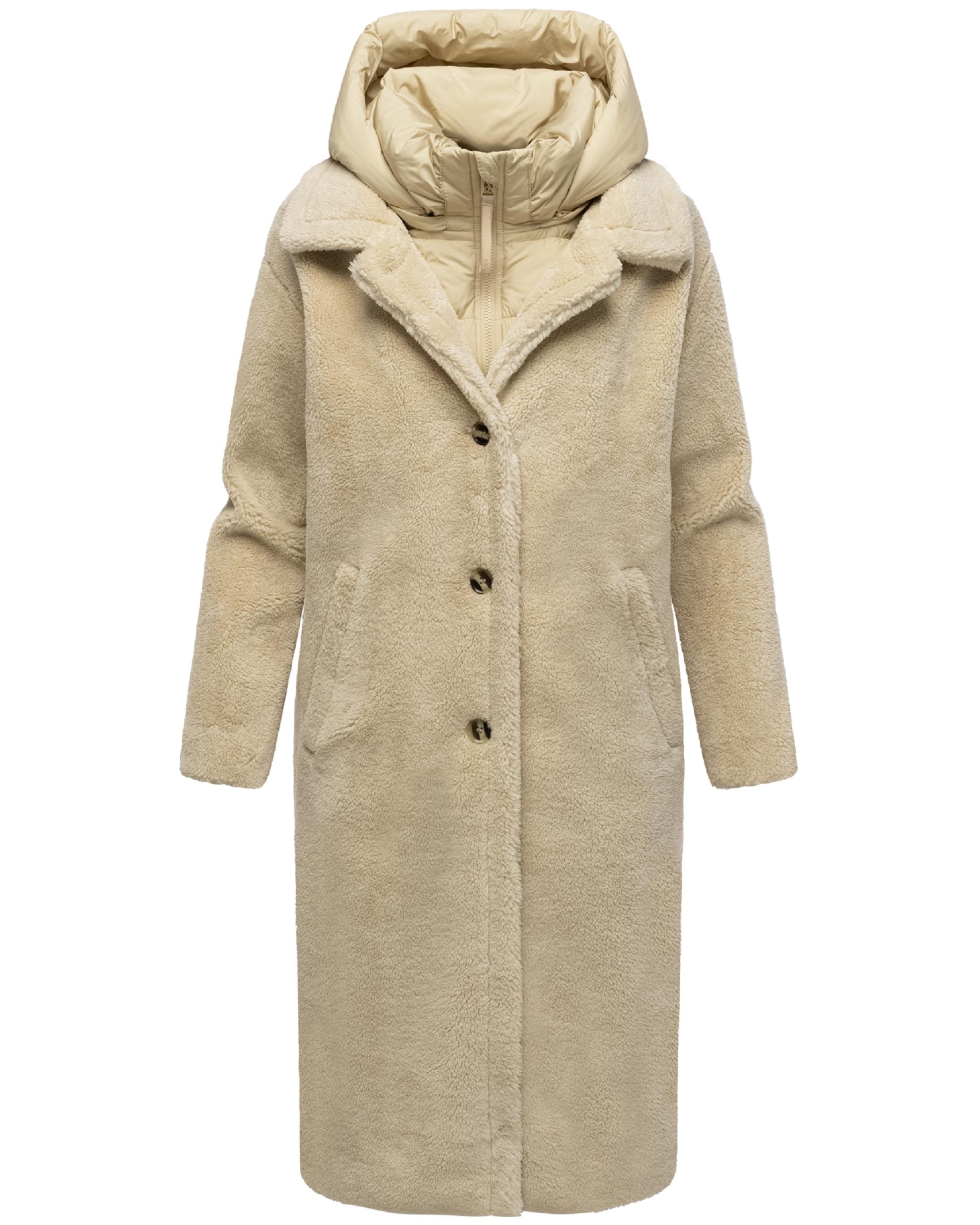 NAVAHOO Vinterfrakke i beige: forside