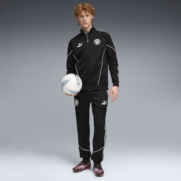 PUMA Sportsweatjacke 'Manchester City KING Anthem' in Schwarz