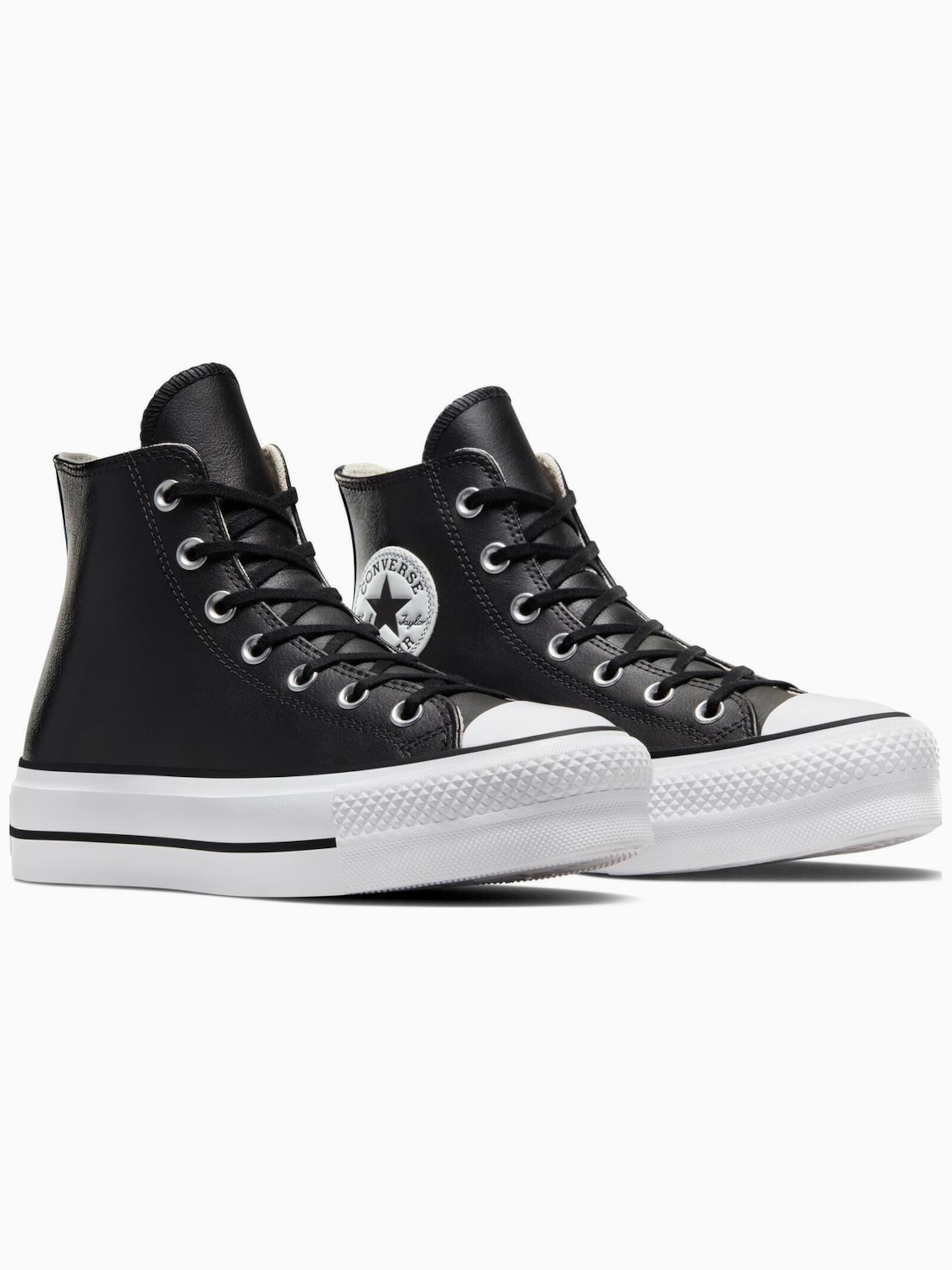 CONVERSE - Zapatillas deportivas altas 'Converse Chuck Taylor All Star Lift Leather High Top' en negro