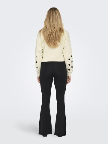 Only Maternity Flared Broek 'OLMLOVELY' in Zwart