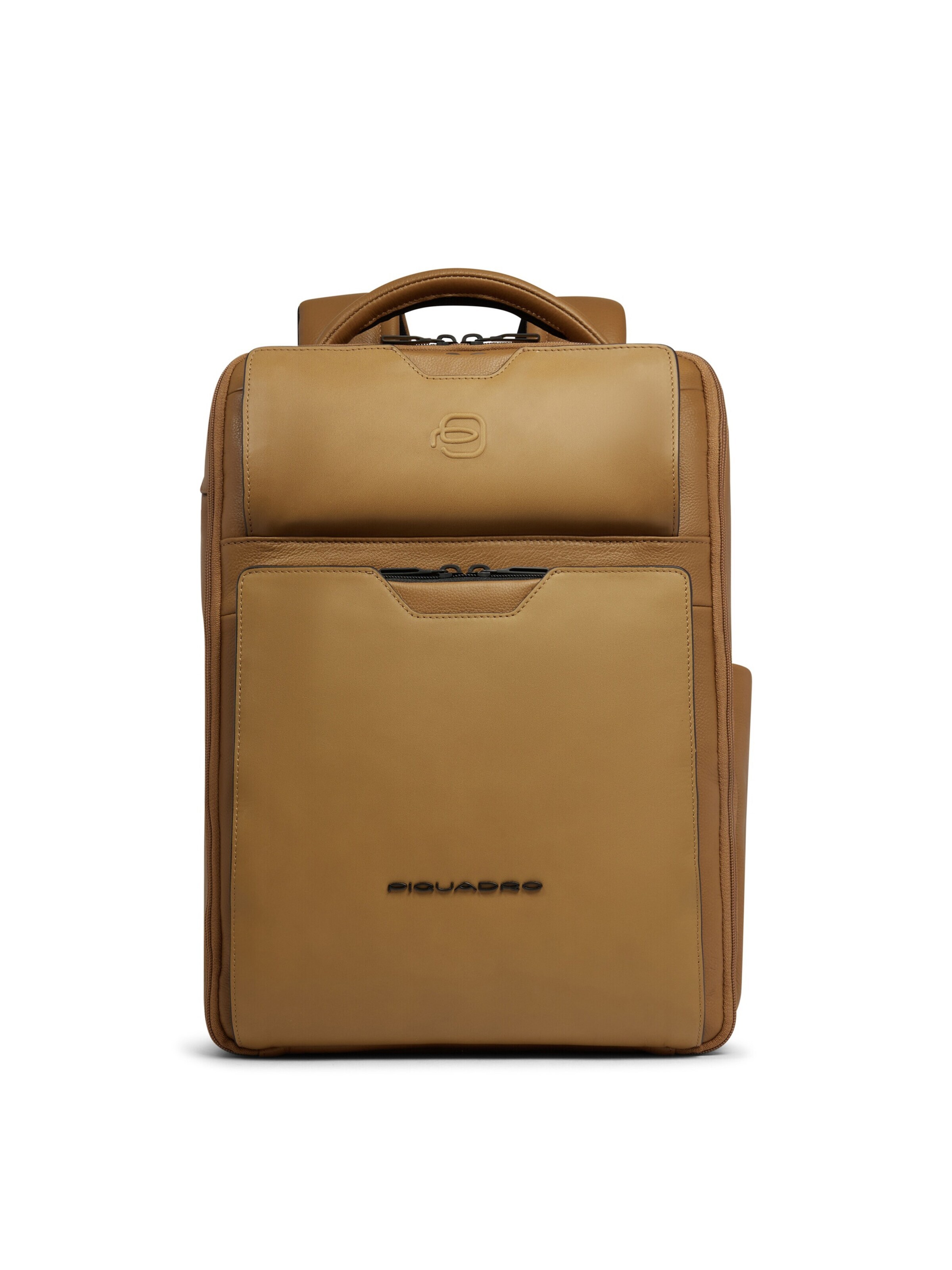 Piquadro Rucksack‌ in Gelb: Vorderseite