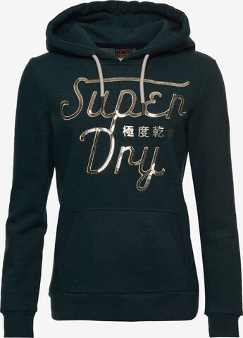 Superdry Sweatshirt in Green: front