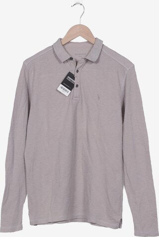 AllSaints Poloshirt XS in Grau: predná strana