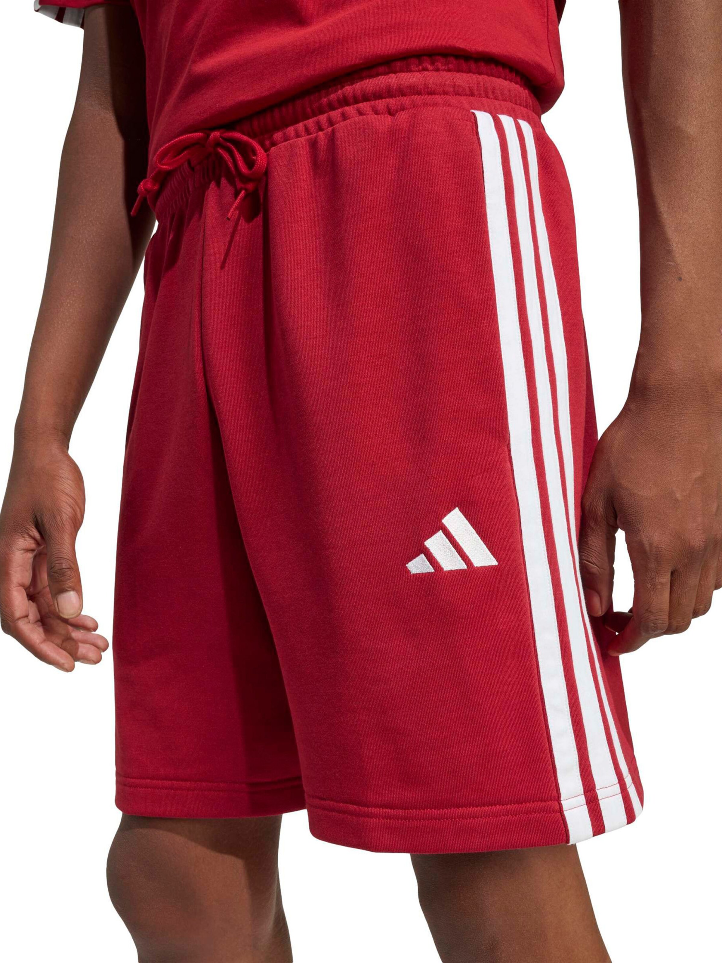 ADIDAS SPORTSWEAR Štandardný strih Športové nohavice 'Essentials' - Červená