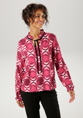 Aniston CASUAL Blouse in Pink: front