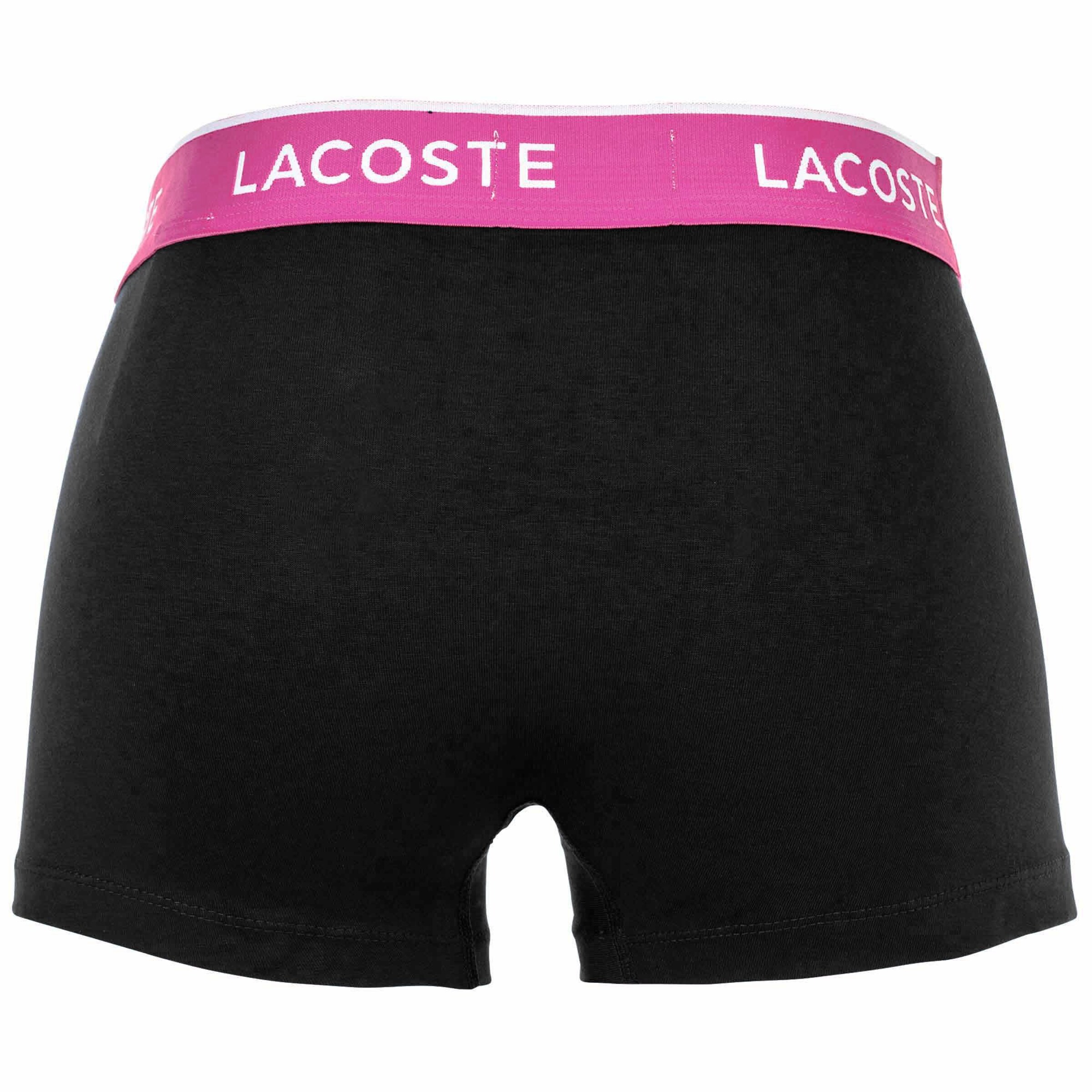 LACOSTE - Calzoncillo boxer en negro
