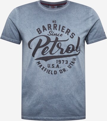 Petrol Industries T-Shirt in Grau: predná strana
