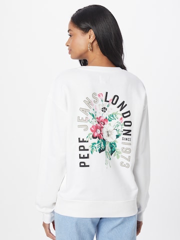 Pepe Jeans - Sudadera 'POP' en blanco