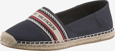 TOMMY HILFIGER Εσπαντρίγιες σε ανοικτό μπεζ / μπλε νύχτας / κόκκινο φωτιάς, Άποψη προϊόντος