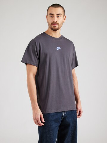 Nike Sportswear Póló 'CLUB' - szürke: elől