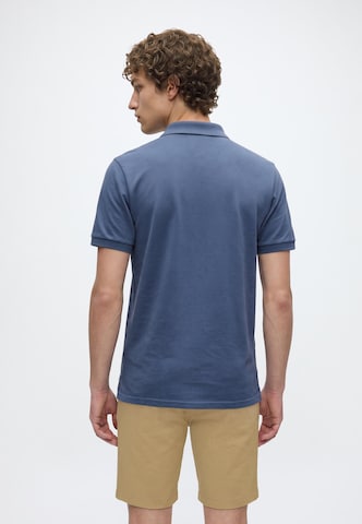 Tricou 'JUL4 INTL EXCLUSIVE' de la HOLLISTER pe albastru