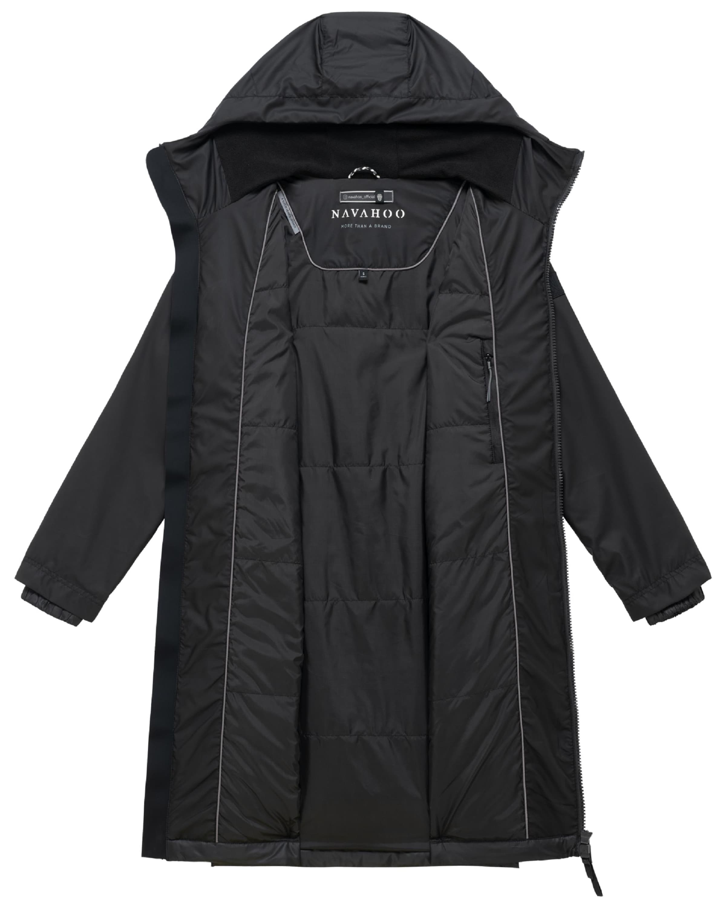 Manteau mi-saison 'Edelumhang 14' NAVAHOO en noir
