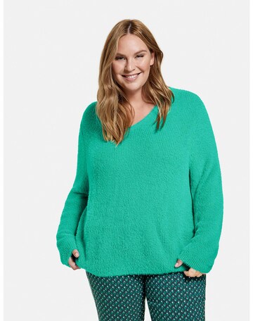 SAMOON Sweater in Green: front