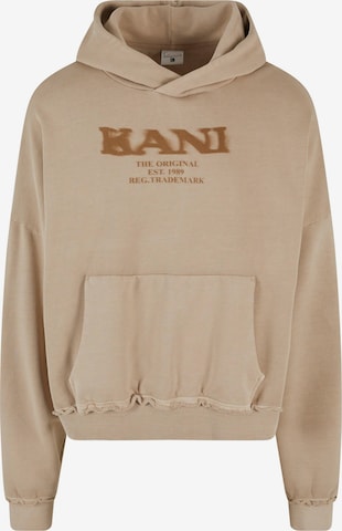 Sweat-shirt Karl Kani en beige : devant