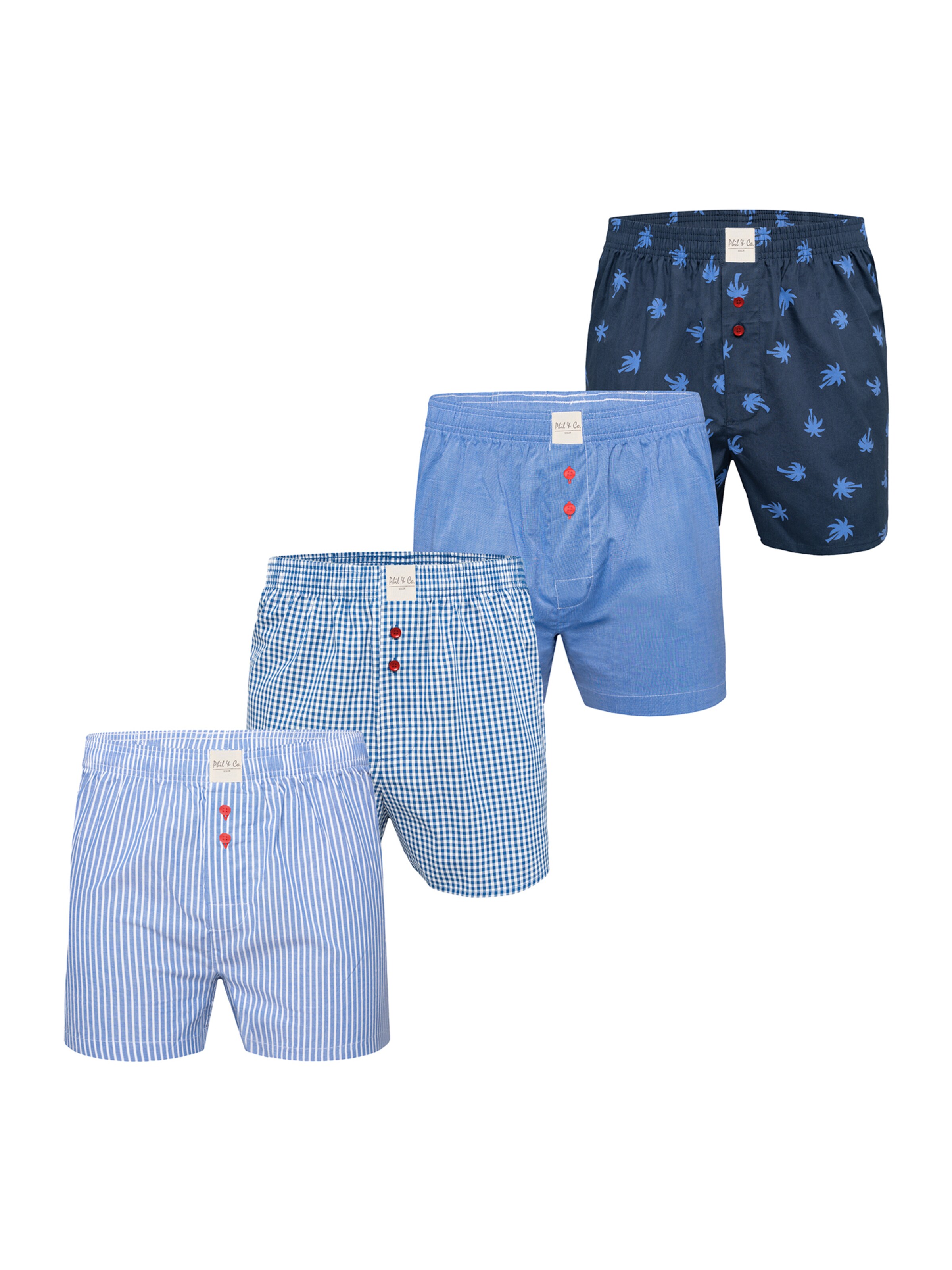 Phil & Co. Berlin - Calzoncillo boxer en Mezcla de colores: frente