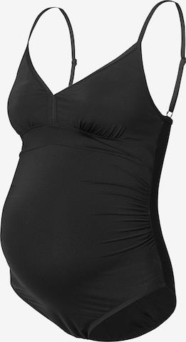 Esprit Maternity Triangle Swimsuit in Black: front