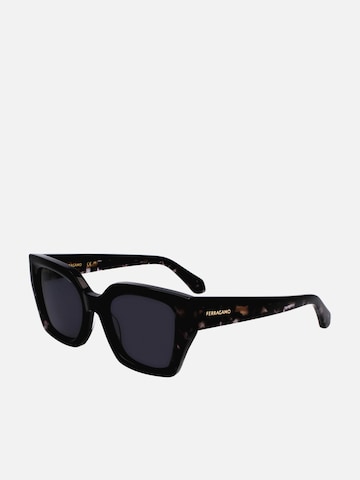 Lunettes de soleil FERRAGAMO en noir : devant
