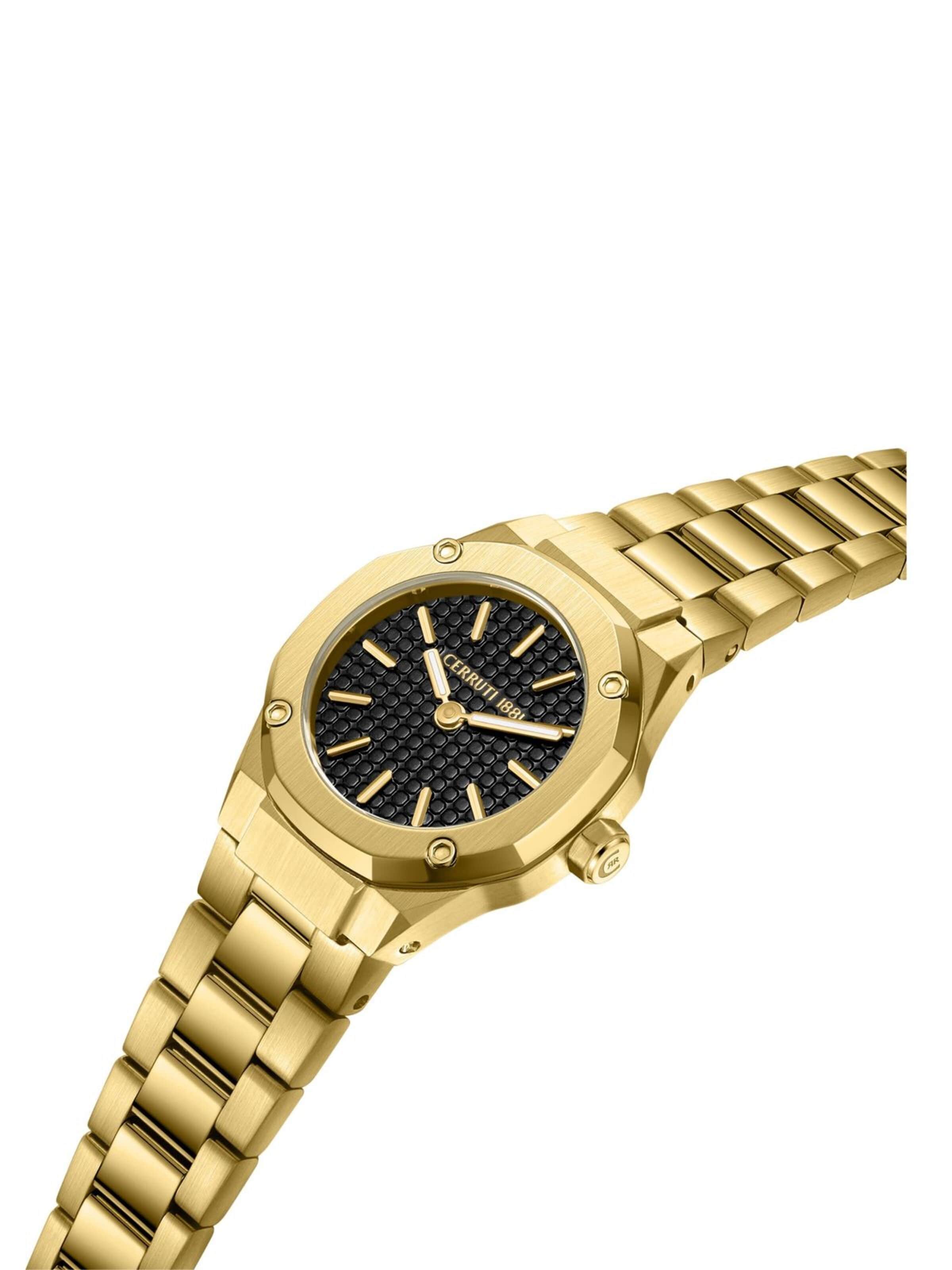 CERRUTI 1881 Analog watch 'Watch Razzuolo Small' in Gold