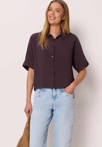 Street One Studio Blouse in Purple: front