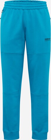 Effilé Pantalon 'Adventure' ADIDAS ORIGINALS en bleu : devant