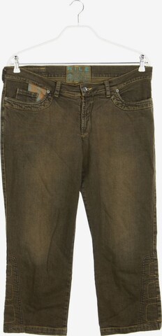 NILE Sportswear Cropped Jeans 38 in Braun: predná strana