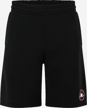 CONVERSE Regular Pants in Black: front