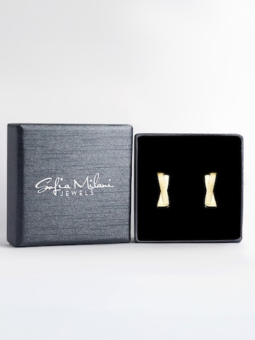 Sofia Milani Ohrringe 'Brushed'‌‌‌‌‌‌‌‌ in Gold