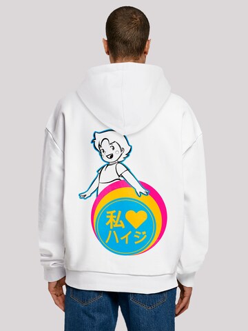 F4NT4STIC Sweatshirt 'Heidi Heroes of Childhood' in White