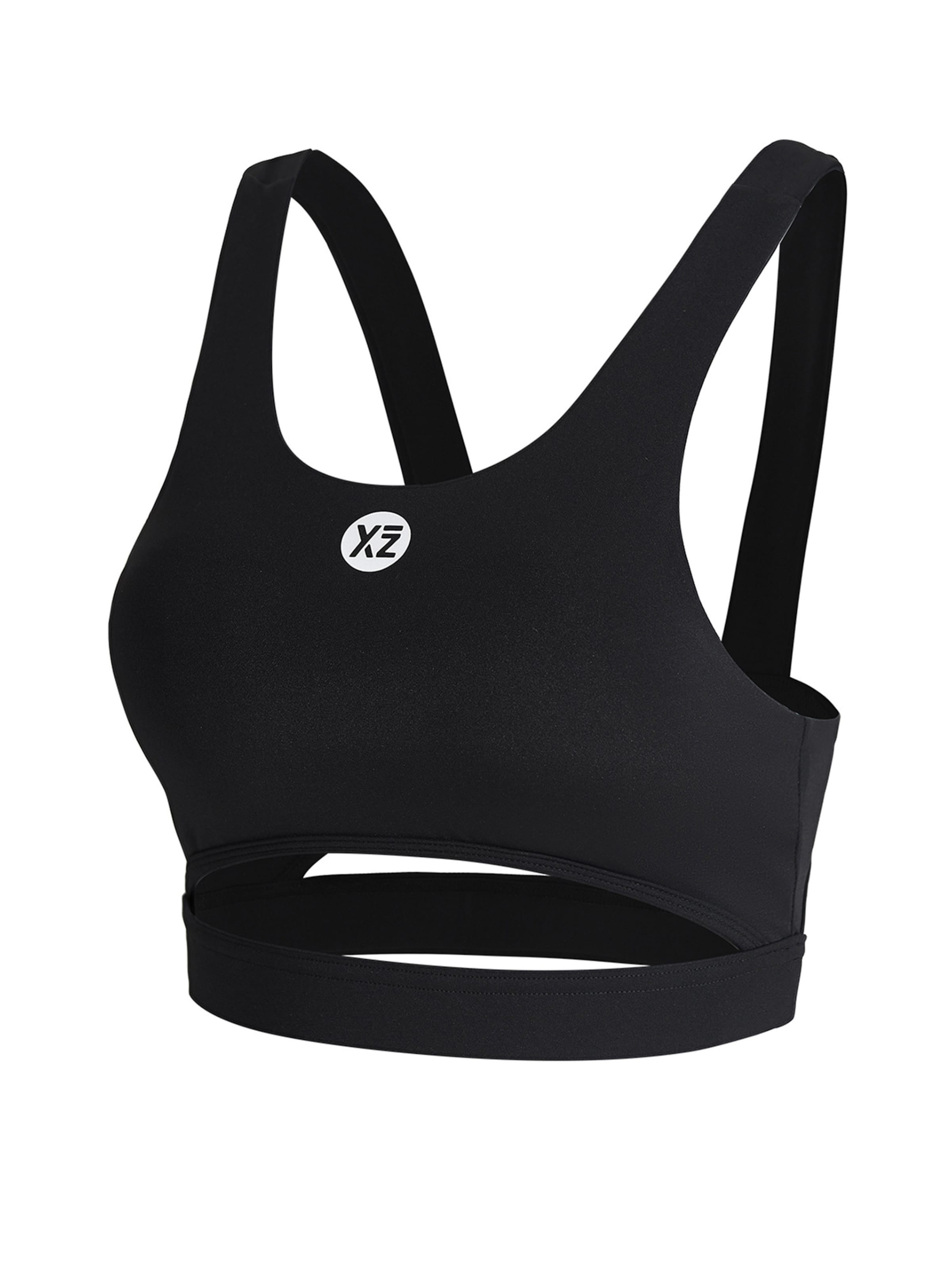 Bustino Reggiseno sportivo 'Cherie' di YEAZ in nero