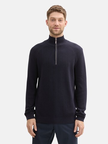 TOM TAILOR Sweater in Blue: front